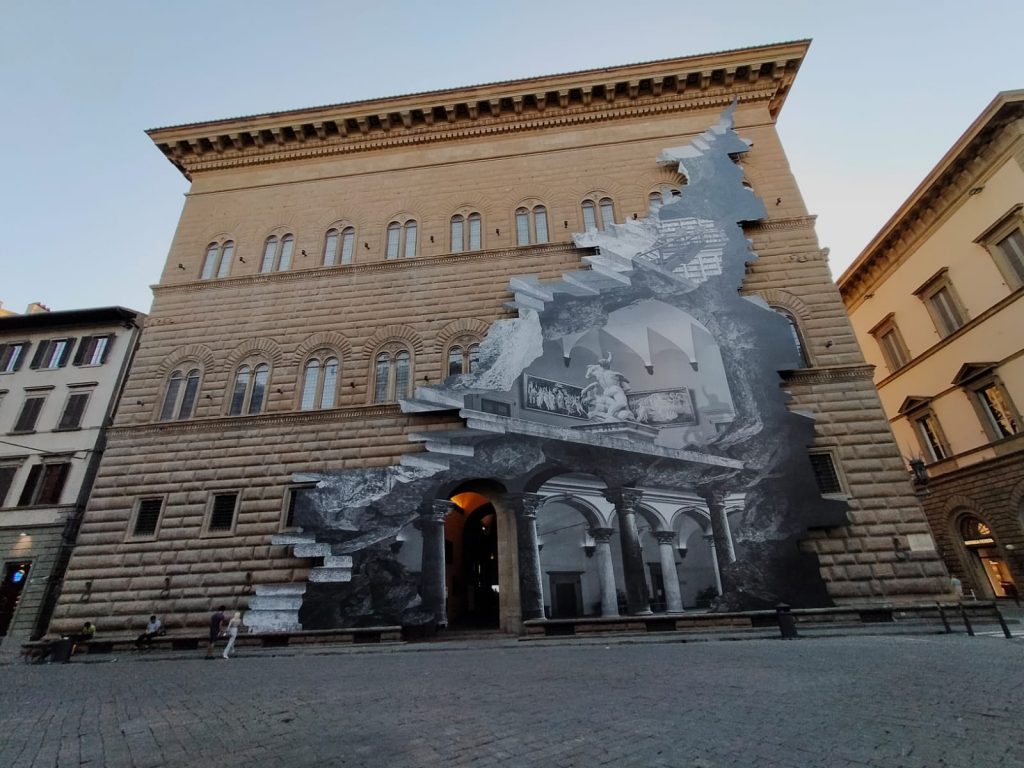 La Ferita - JR - Palazzo Strozzi - Firenze