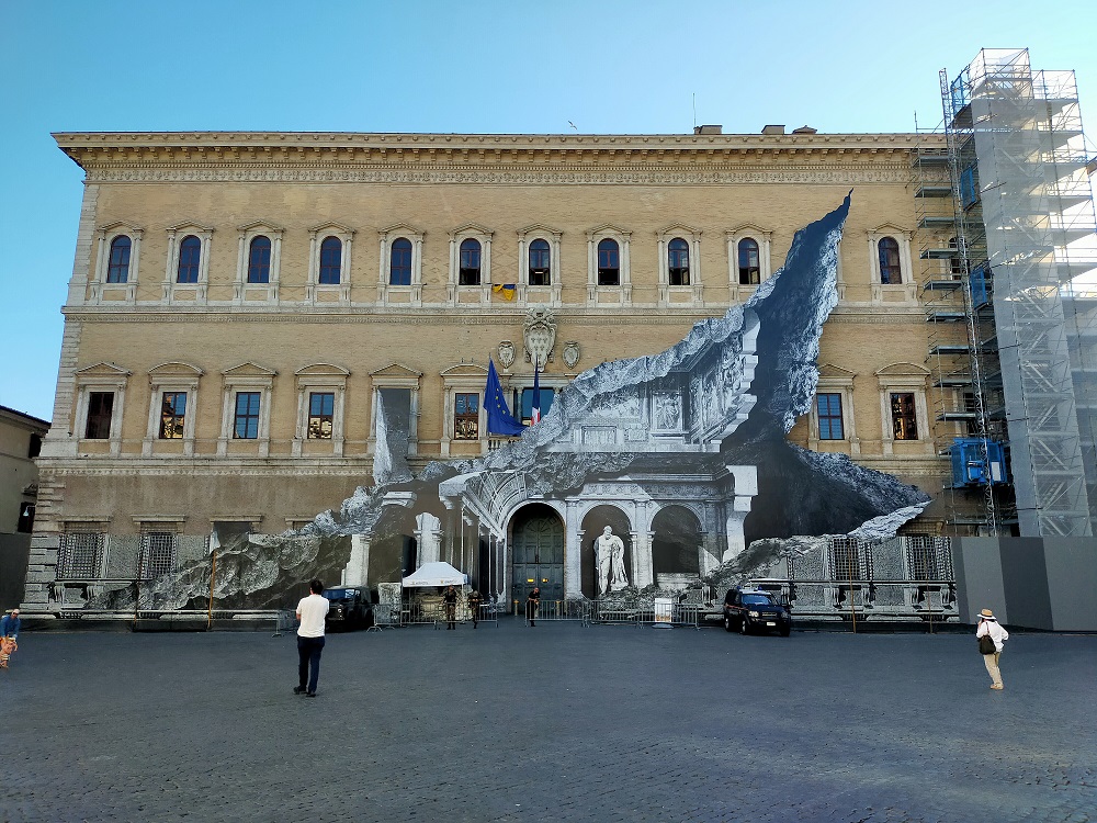 JR IL PUNTO DI FUGA Palazzo Farnese Roma