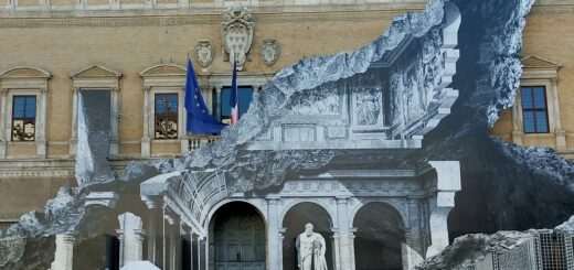 JR IL PUNTO DI FUGA Palazzo Farnese Roma - dettaglio